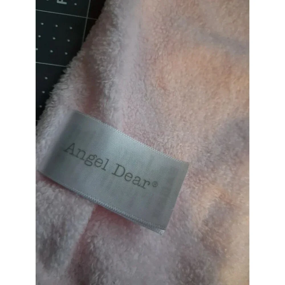 Angel Dear Pink Elephant Lovey Security Blanket Plush